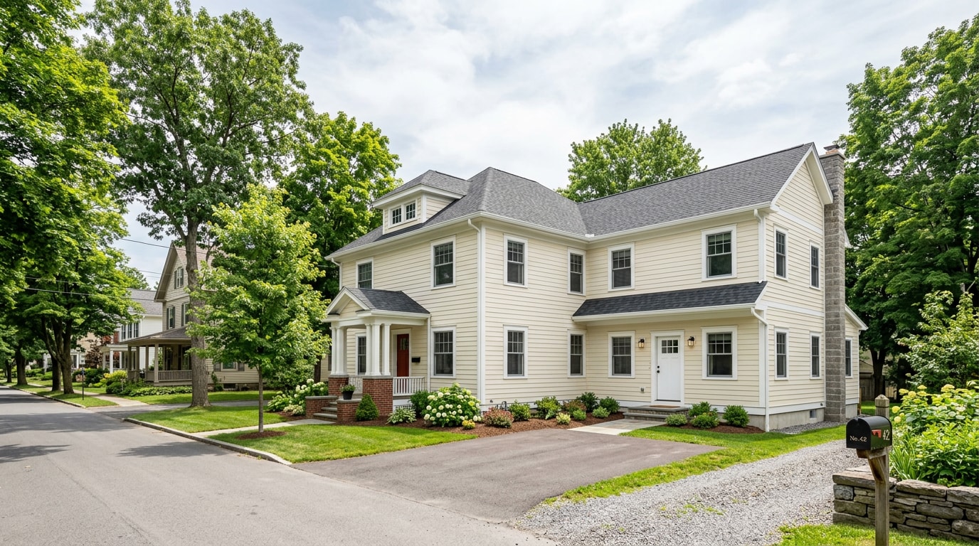 Finished home addition built by a design-build contractor in Sidney, NY