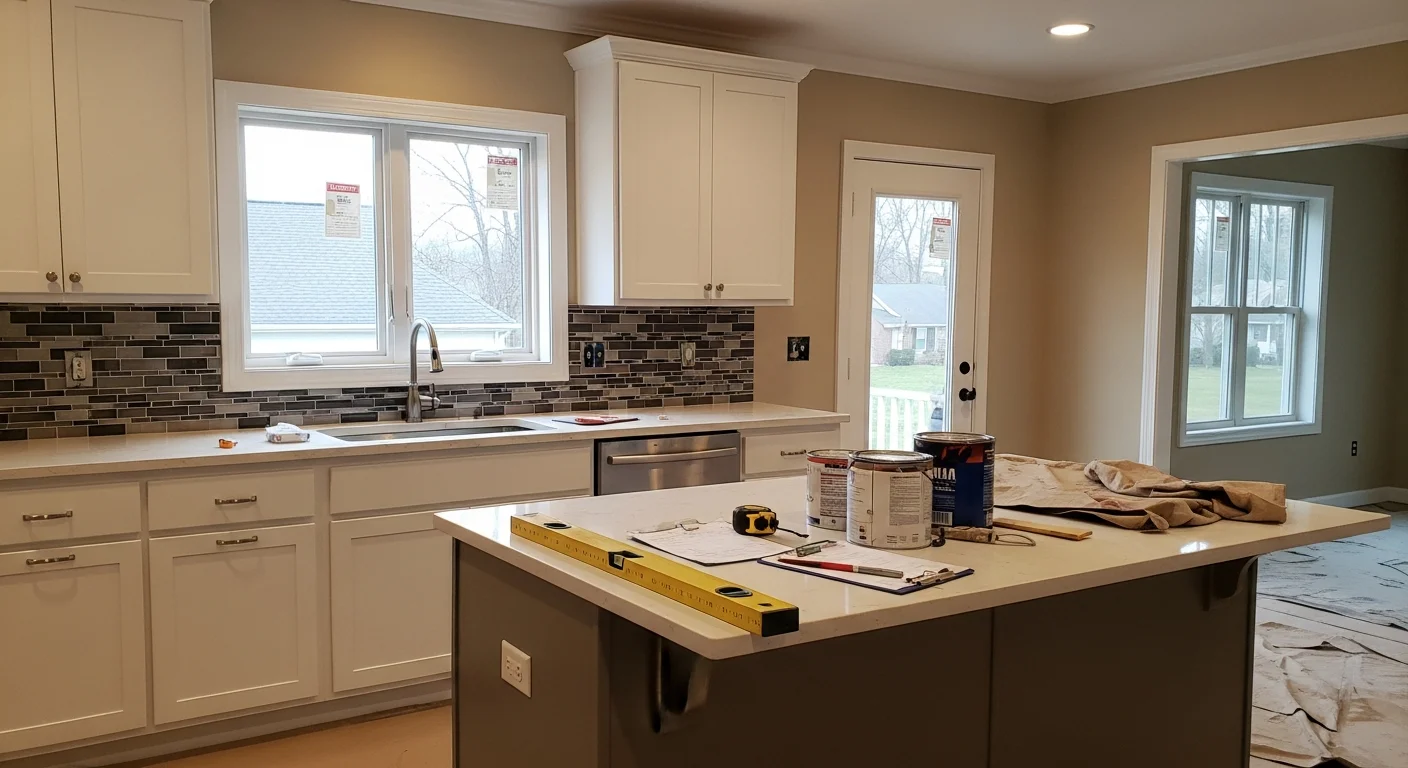 General contractor working on home addition framing