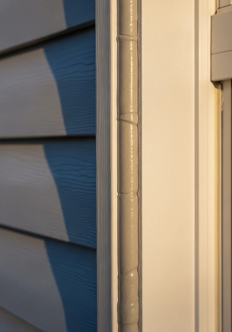 Close-up of professional workmanship on a Vestal property exterior detail.